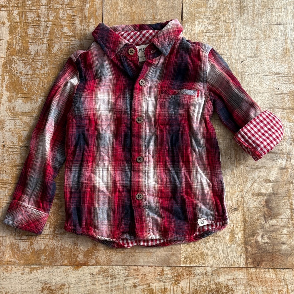 Me & Henry Boys Shirt size 2/3Y